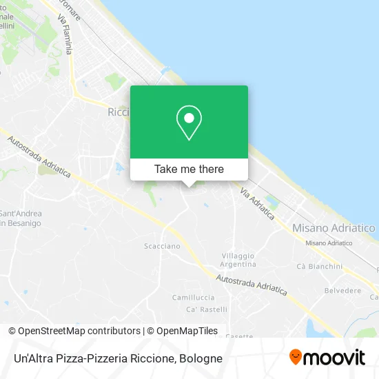 Un'Altra Pizza-Pizzeria Riccione map