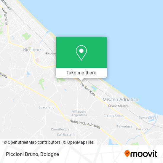 Piccioni Bruno map