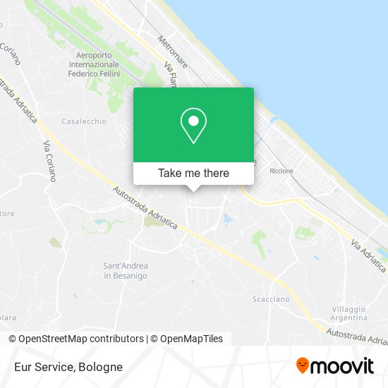 Eur Service map