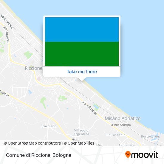 Comune di Riccione map