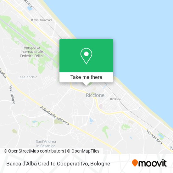 Banca d'Alba Credito Cooperatitvo map