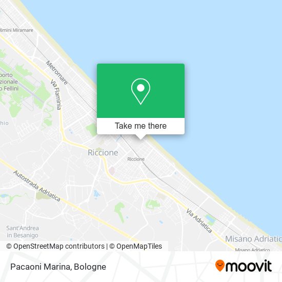 Pacaoni Marina map