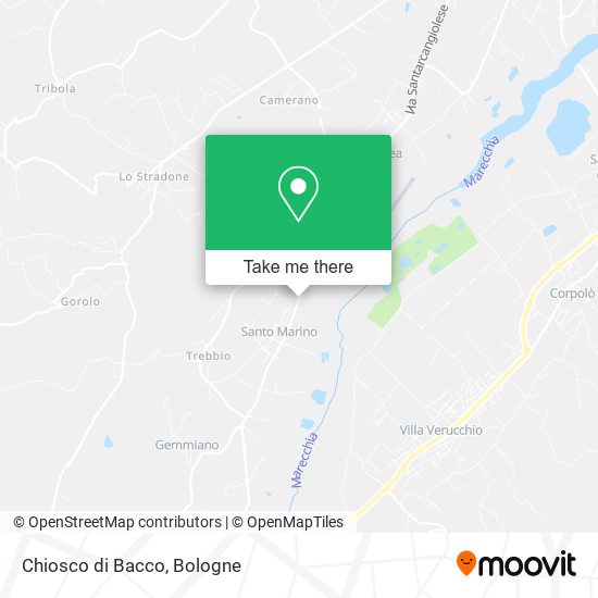Chiosco di Bacco map