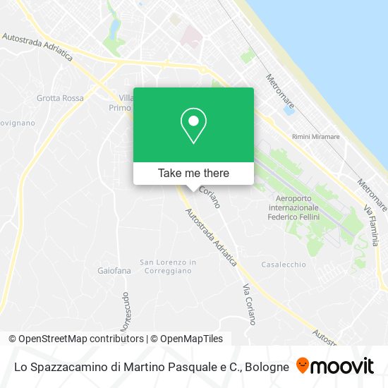 Lo Spazzacamino di Martino Pasquale e C. map