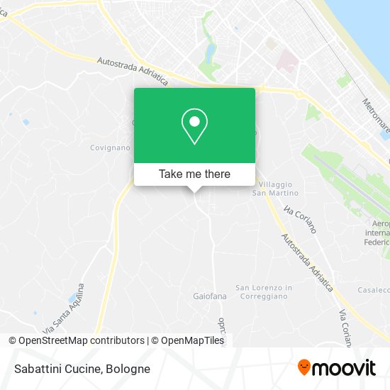 Sabattini Cucine map
