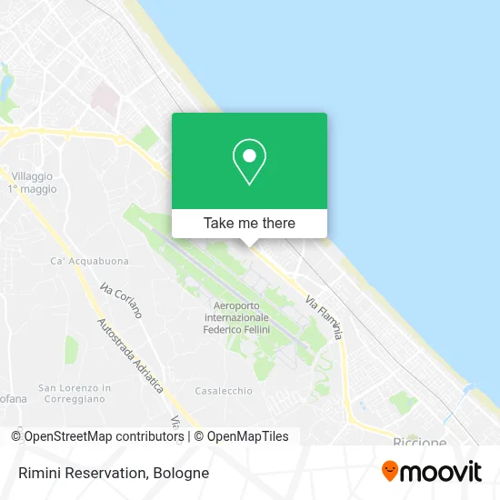 Rimini Reservation map