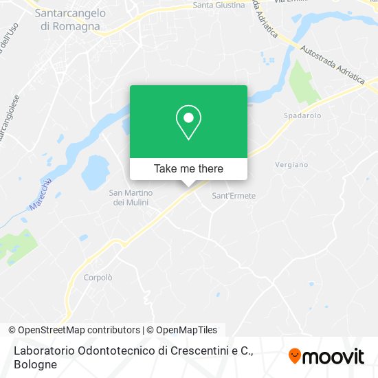 Laboratorio Odontotecnico di Crescentini e C. map
