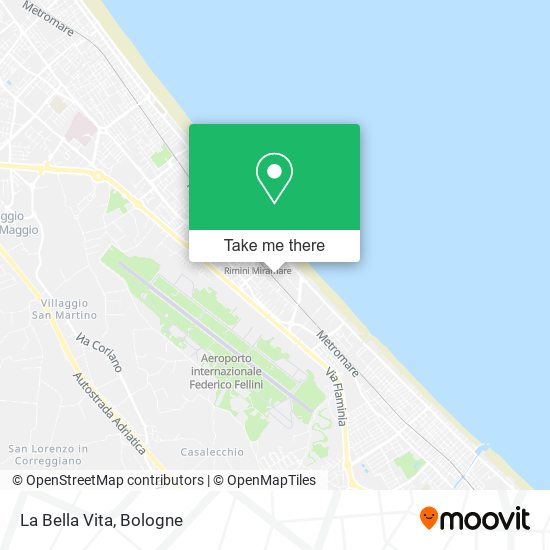 La Bella Vita map