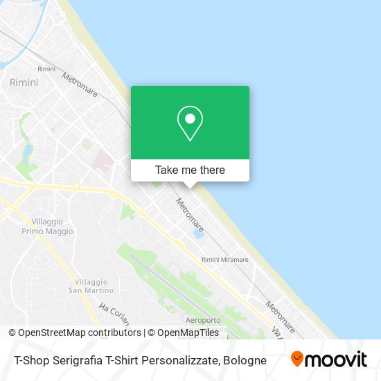 T-Shop Serigrafia T-Shirt Personalizzate map