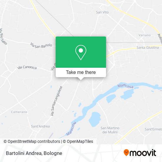 Bartolini Andrea map