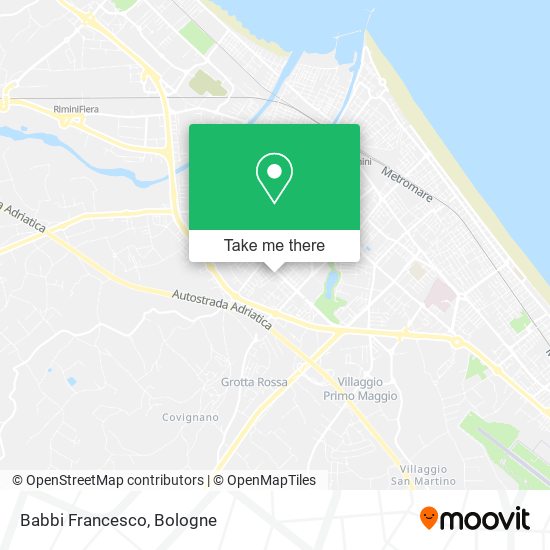 Babbi Francesco map