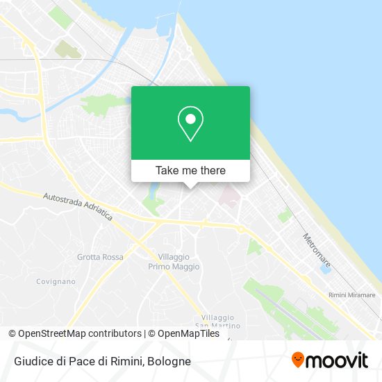Giudice di Pace di Rimini map
