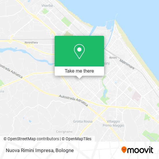 Nuova Rimini Impresa map