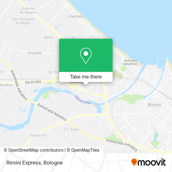 Rimini Express map