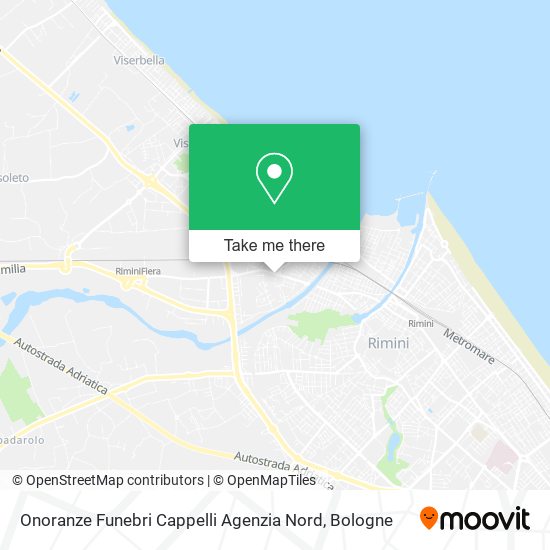 Onoranze Funebri Cappelli Agenzia Nord map