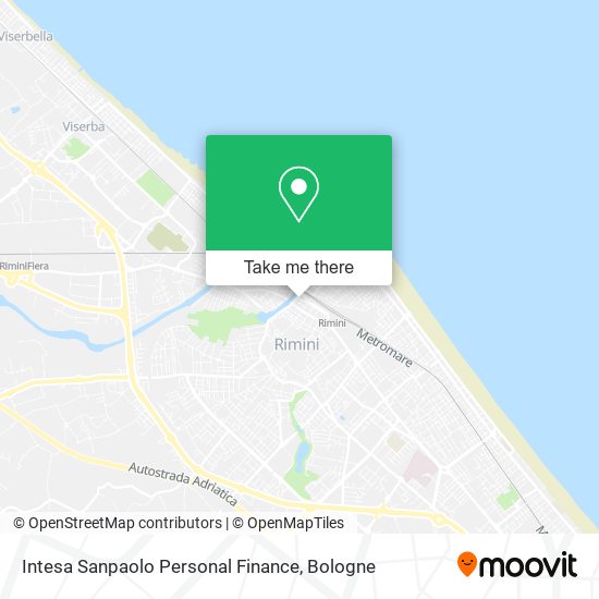 Intesa Sanpaolo Personal Finance map