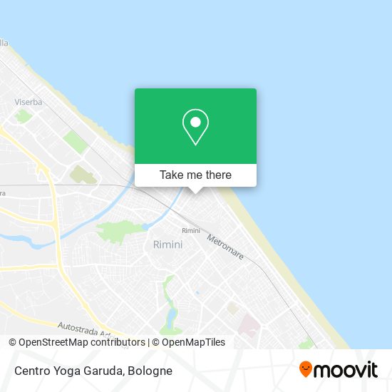 Centro Yoga Garuda map