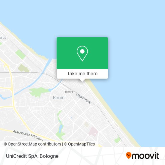 UniCredit SpA map