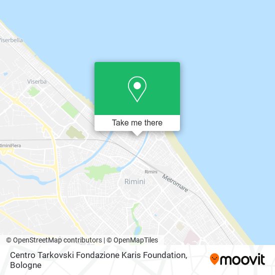 Centro Tarkovski Fondazione Karis Foundation map