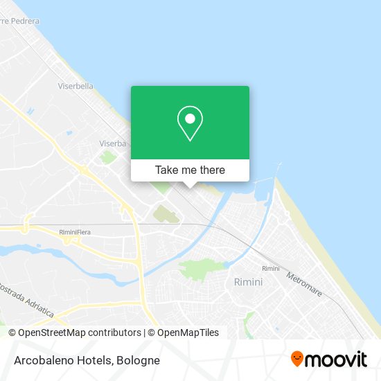 Arcobaleno Hotels map