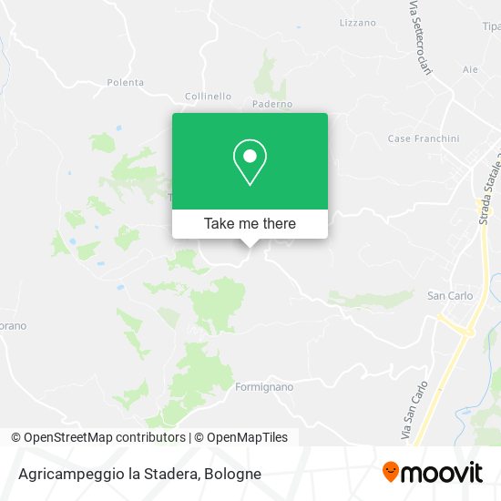 Agricampeggio la Stadera map