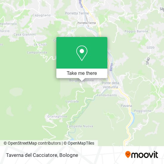 Taverna del Cacciatore map