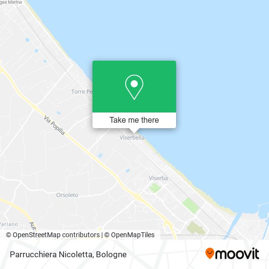 Parrucchiera Nicoletta map