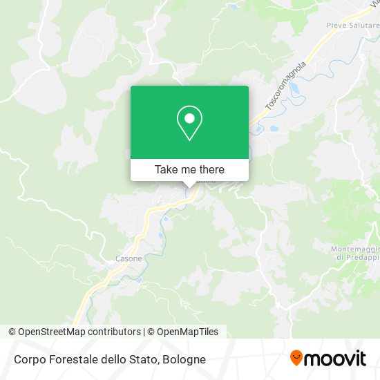 Corpo Forestale dello Stato map