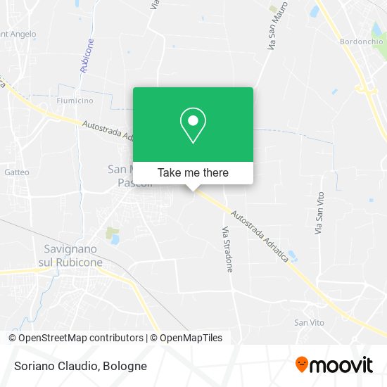 Soriano Claudio map