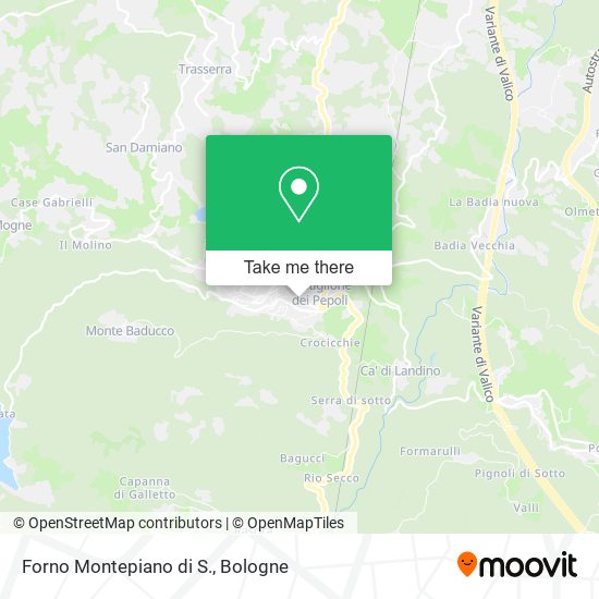 Forno Montepiano di S. map
