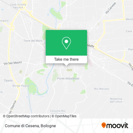 Comune di Cesena map