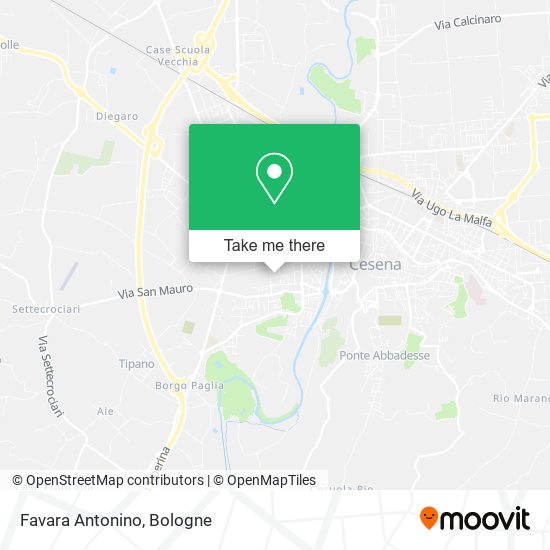 Favara Antonino map