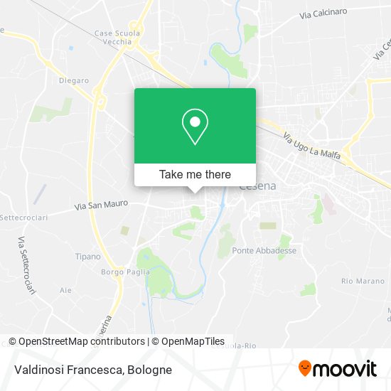 Valdinosi Francesca map