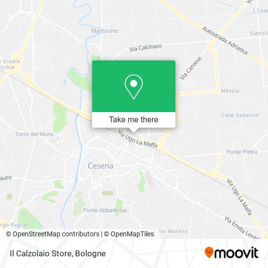 Il Calzolaio Store map