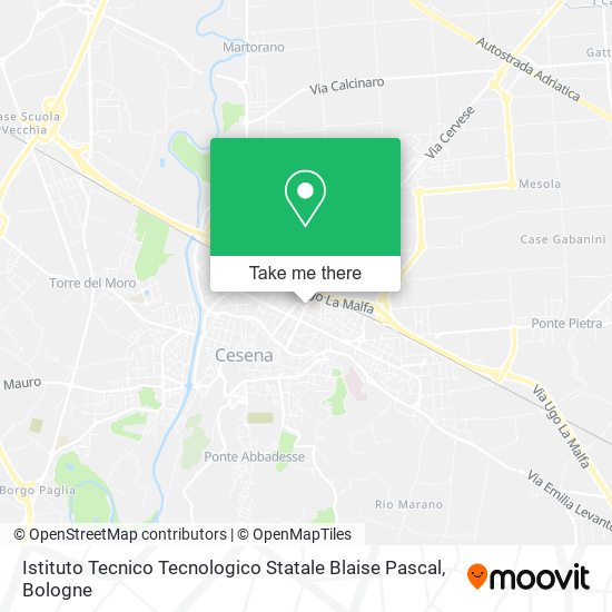 Istituto Tecnico Tecnologico Statale Blaise Pascal map