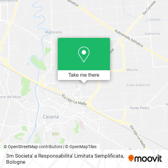 3m Societa' a Responsabilita' Limitata Semplificata map