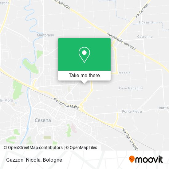 Gazzoni Nicola map