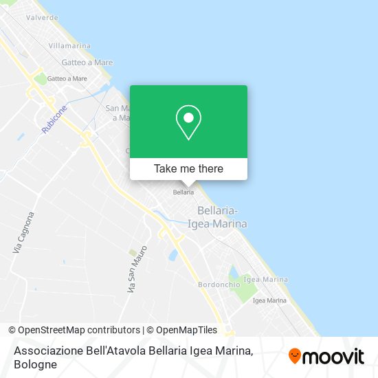 Associazione Bell'Atavola Bellaria Igea Marina map
