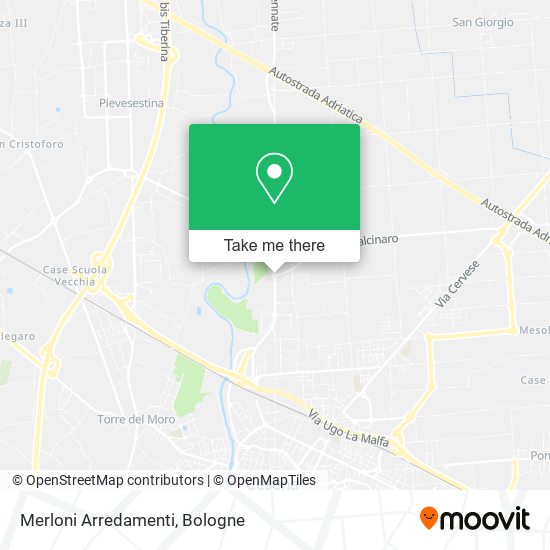Merloni Arredamenti map