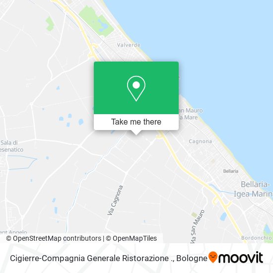 Cigierre-Compagnia Generale Ristorazione . map