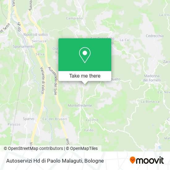 Autoservizi Hd di Paolo Malaguti map