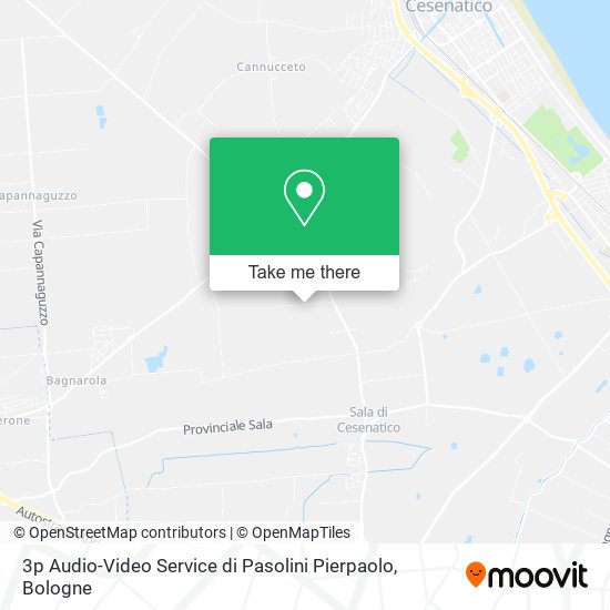 3p Audio-Video Service di Pasolini Pierpaolo map