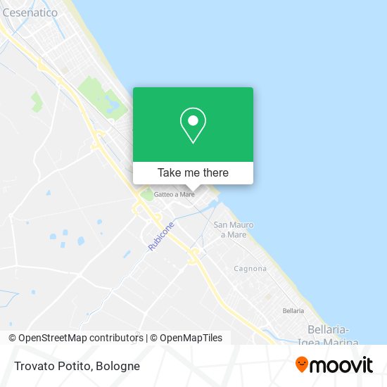 Trovato Potito map