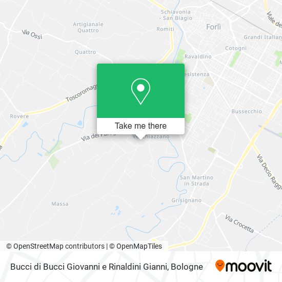 Bucci di Bucci Giovanni e Rinaldini Gianni map