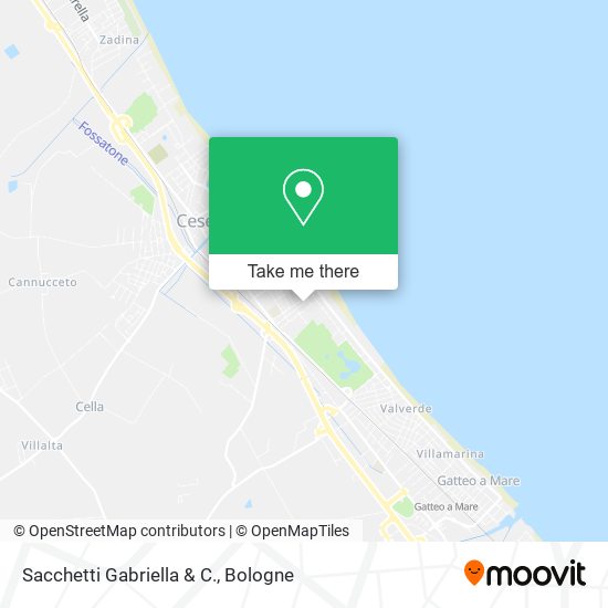 Sacchetti Gabriella & C. map