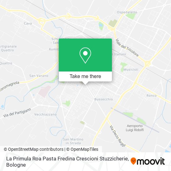 La Primula Roa Pasta Fredina Crescioni Stuzzicherie map