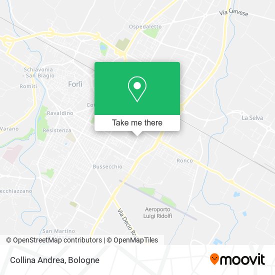 Collina Andrea map