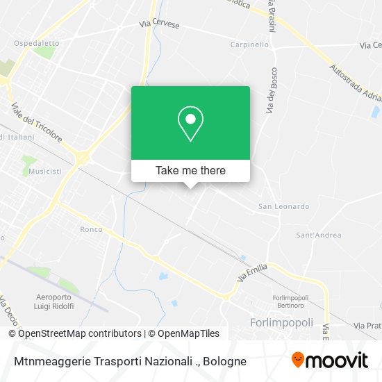 Mtnmeaggerie Trasporti Nazionali . map