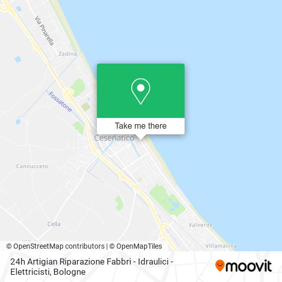 24h Artigian Riparazione Fabbri - Idraulici - Elettricisti map
