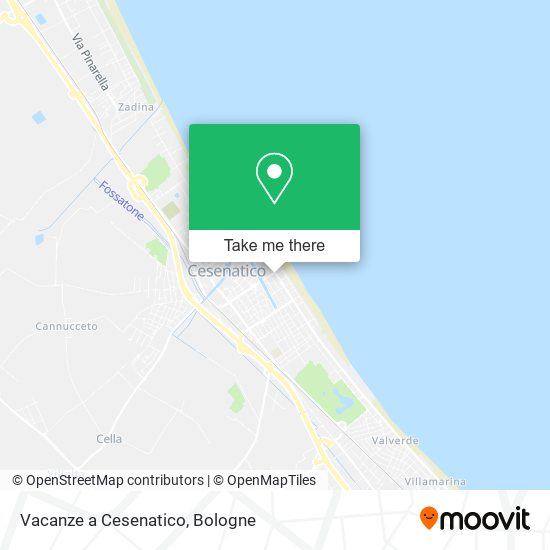 Vacanze a Cesenatico map